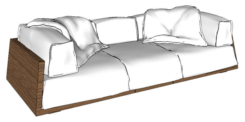 Informasi Hlaap!!: 3D model sofa 1