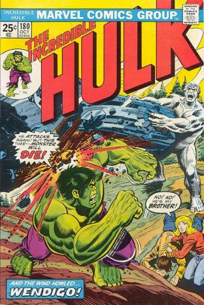 Hulk #180, the Wendigo