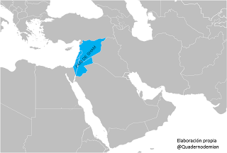 Mapa Gran Siria
