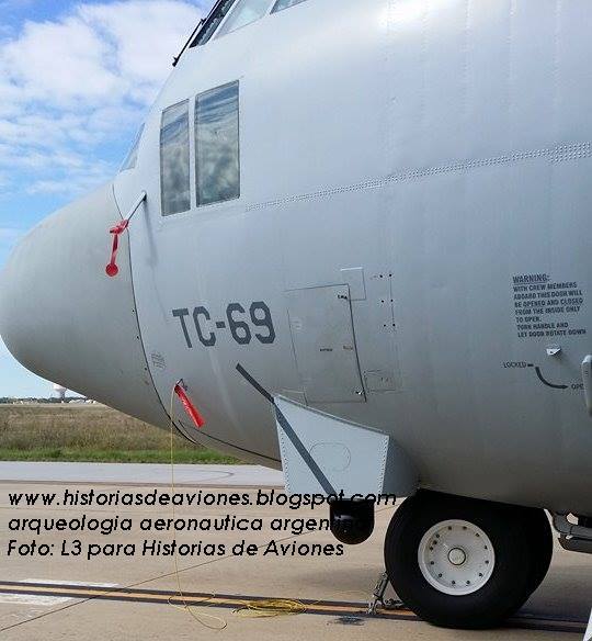 Ceremonia de Reincorporación del Hércules C 130 TC 69 "Puerto Argentino" 554