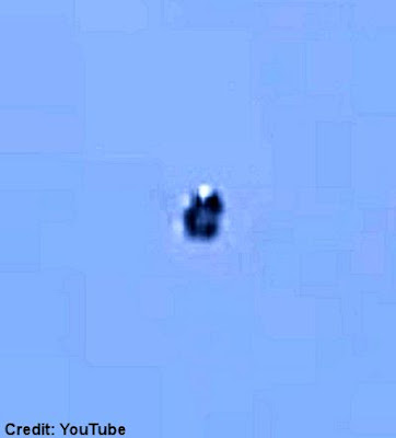 Black UFO captured on video over Georgia (3) (Edt) 10-23-12
