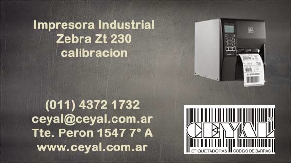 Empresas soporte tecnico Zebra Buenos Aires codigo de barra para stock