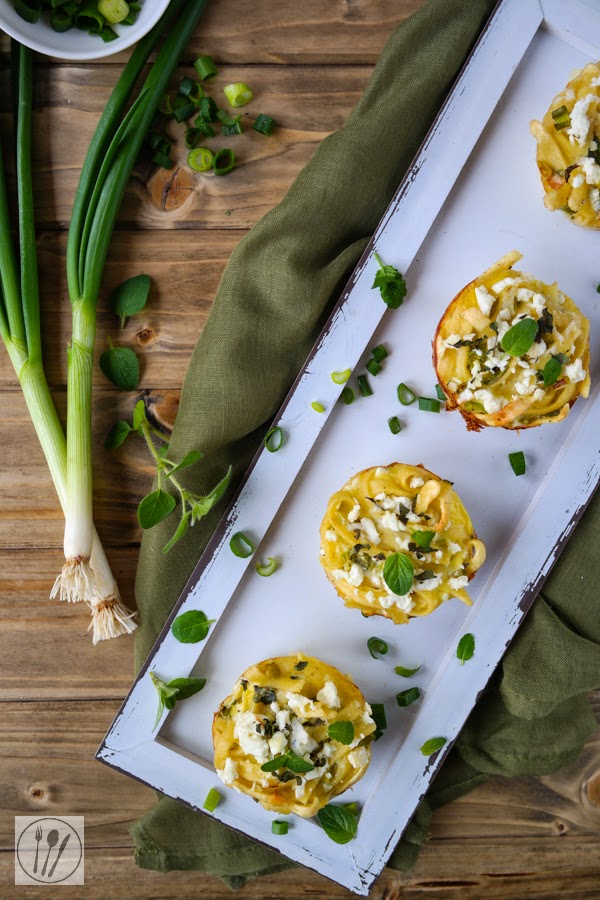 Spätzle-Frittata-Muffins