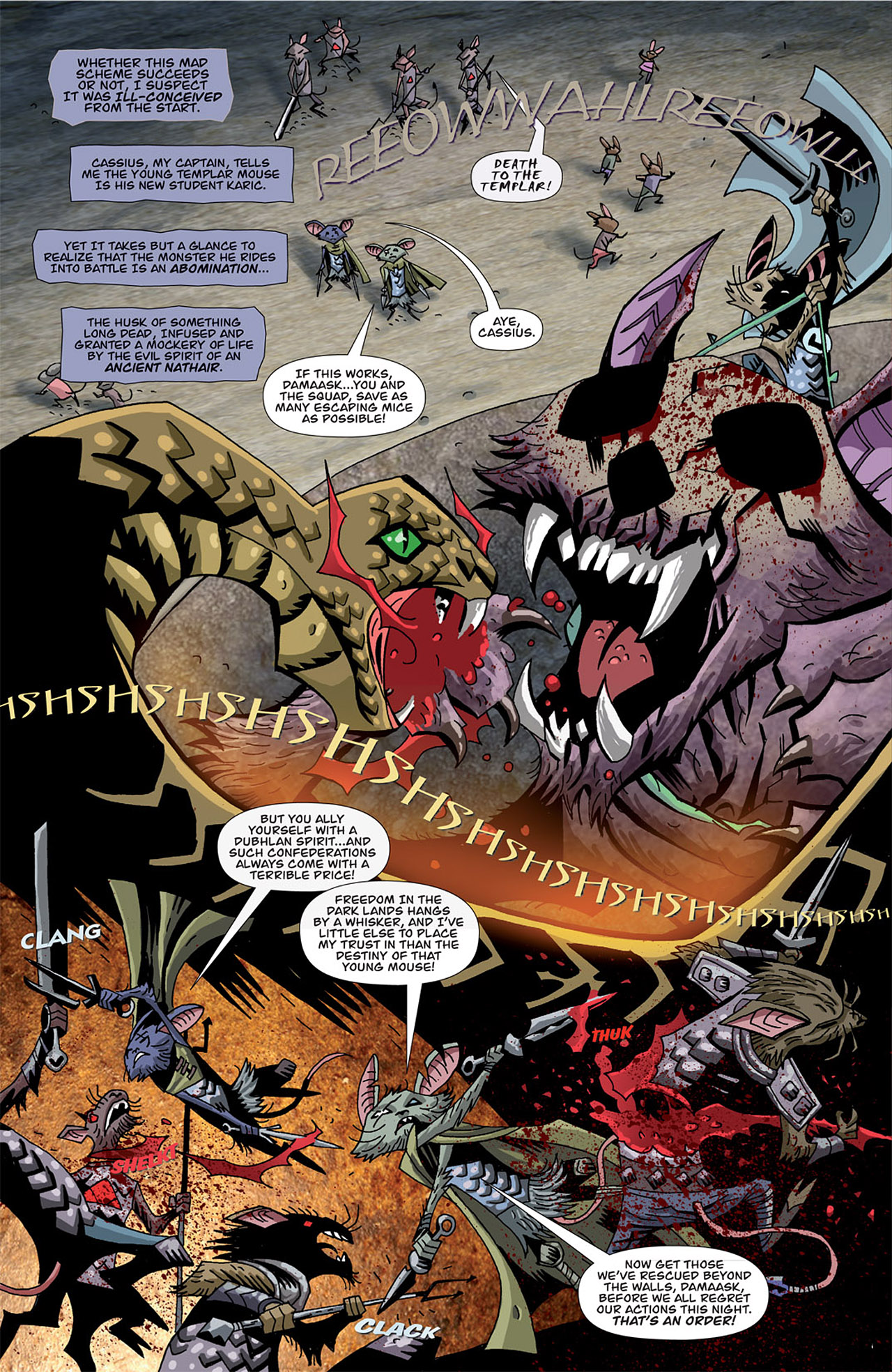 Read online The Mice Templar Volume 3: A Midwinter Night's Dream comic -  Issue #0 - 4