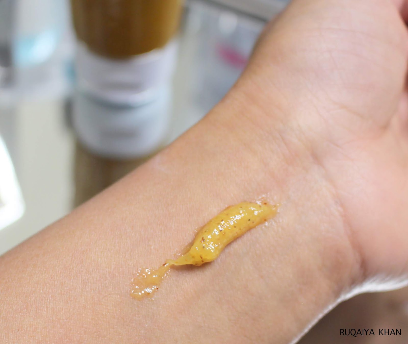 Ruqaiya Khan Origins Never a Dull Moment SkinBrightening Face Polisher Review