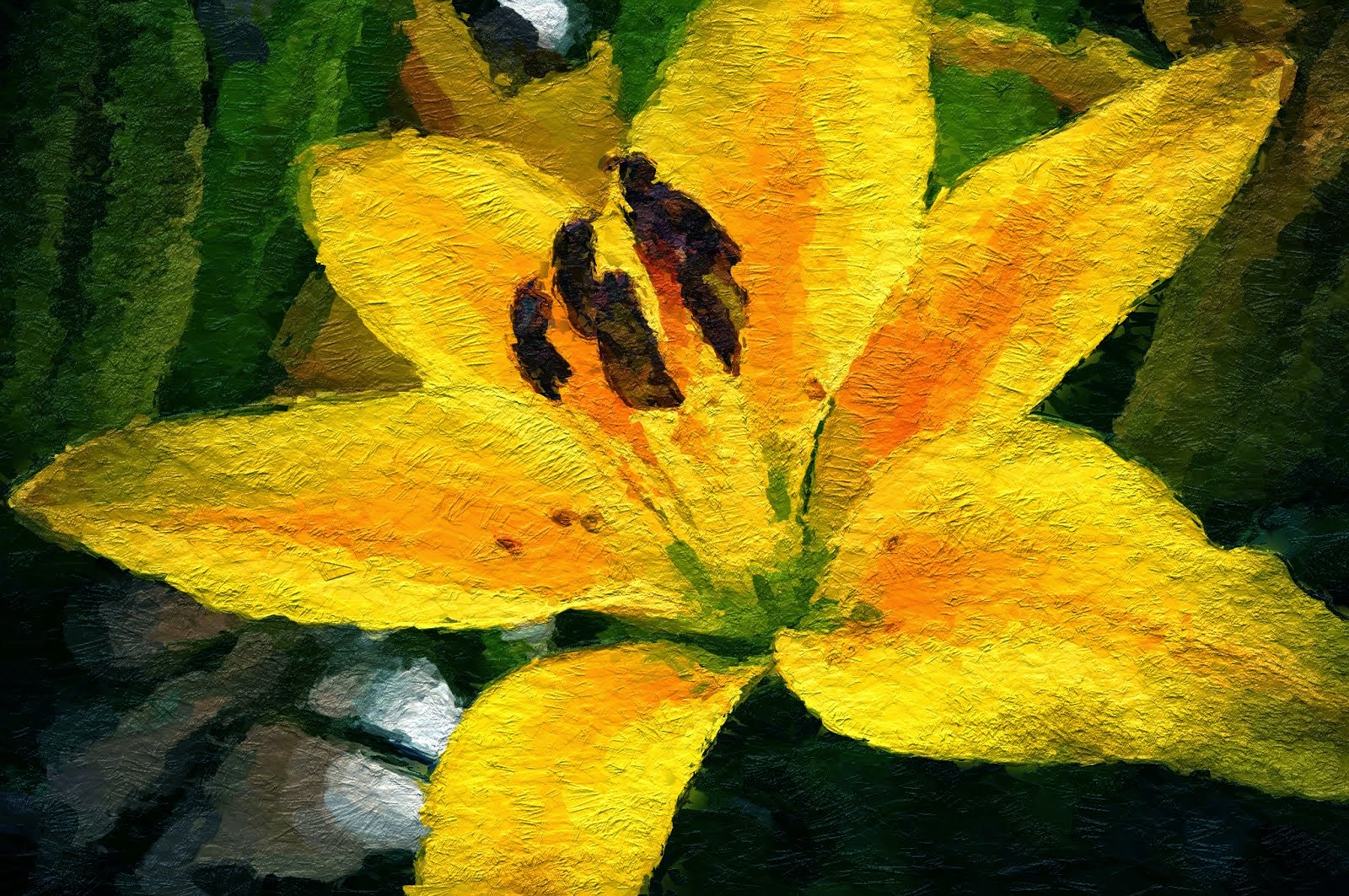 15 beautiful yellow flower free paintings