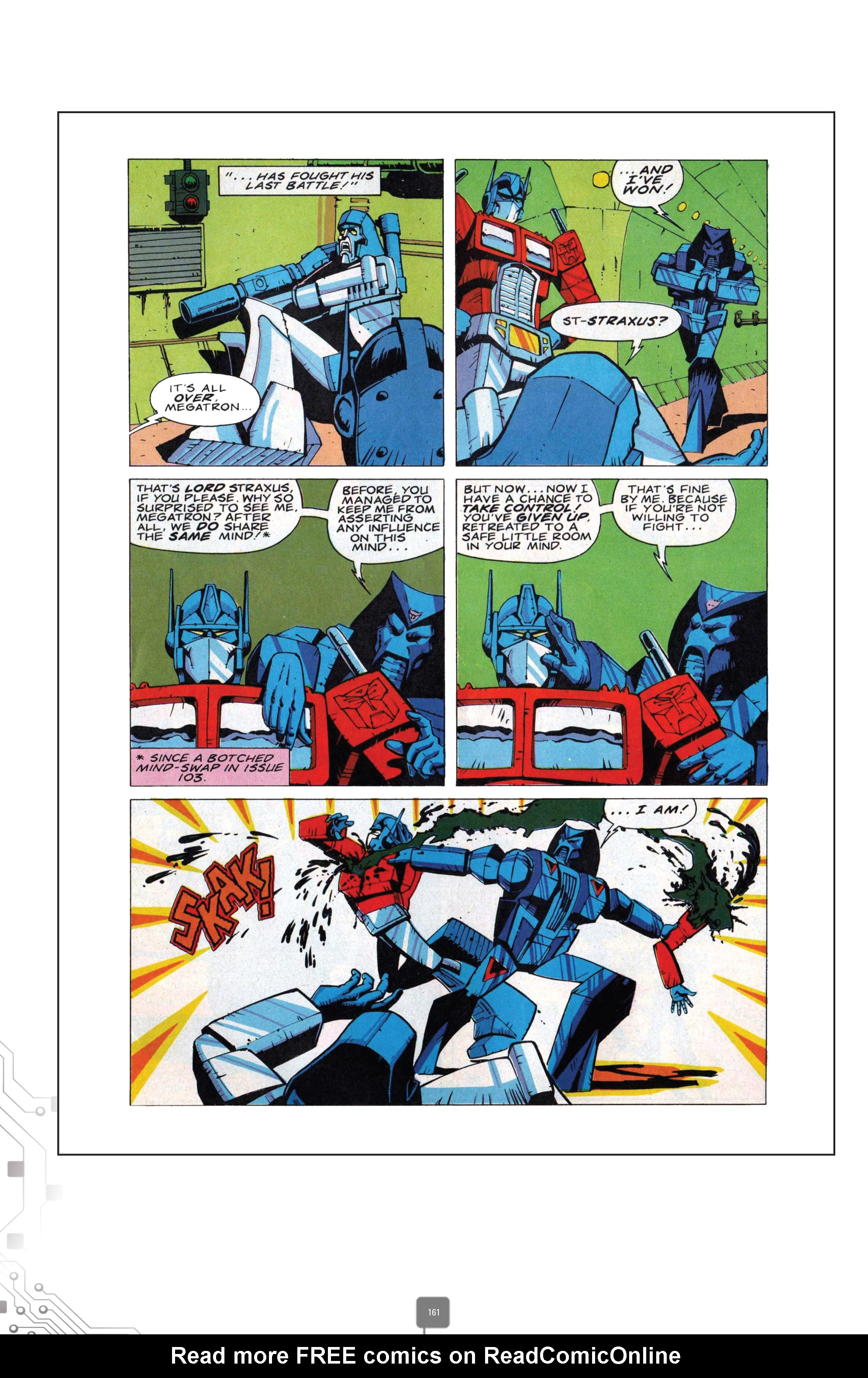 Read online The Transformers Classics UK comic -  Issue # TPB 5 - 161