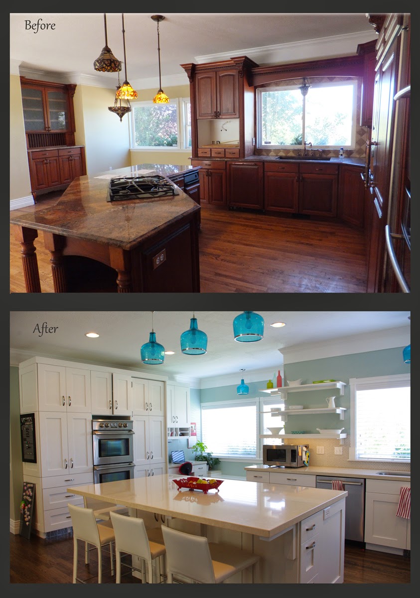Little Pink Houses: Before And After - The Kitchen Edition!