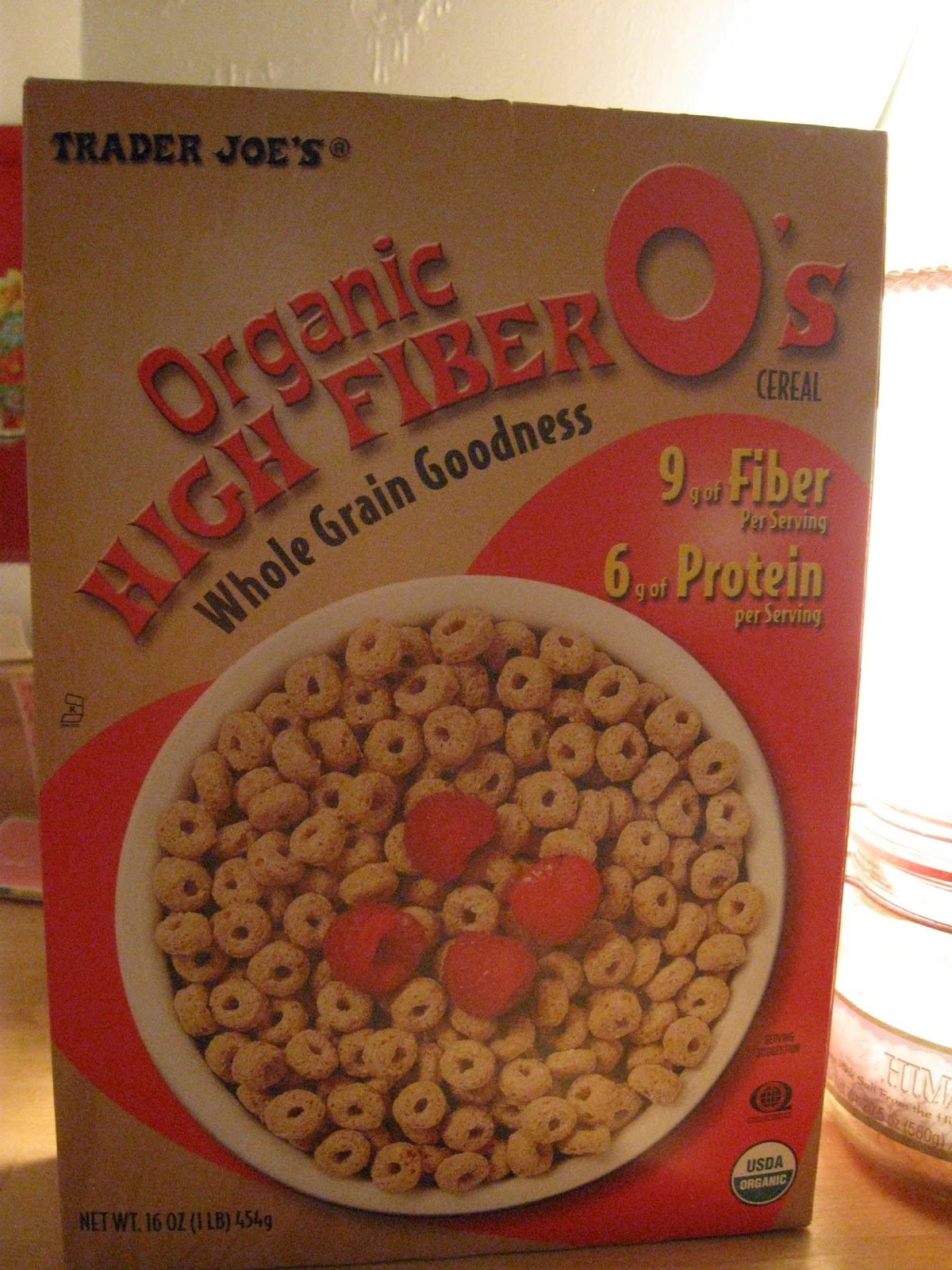 Trader Joe's Organic High Fiber O's Cereal