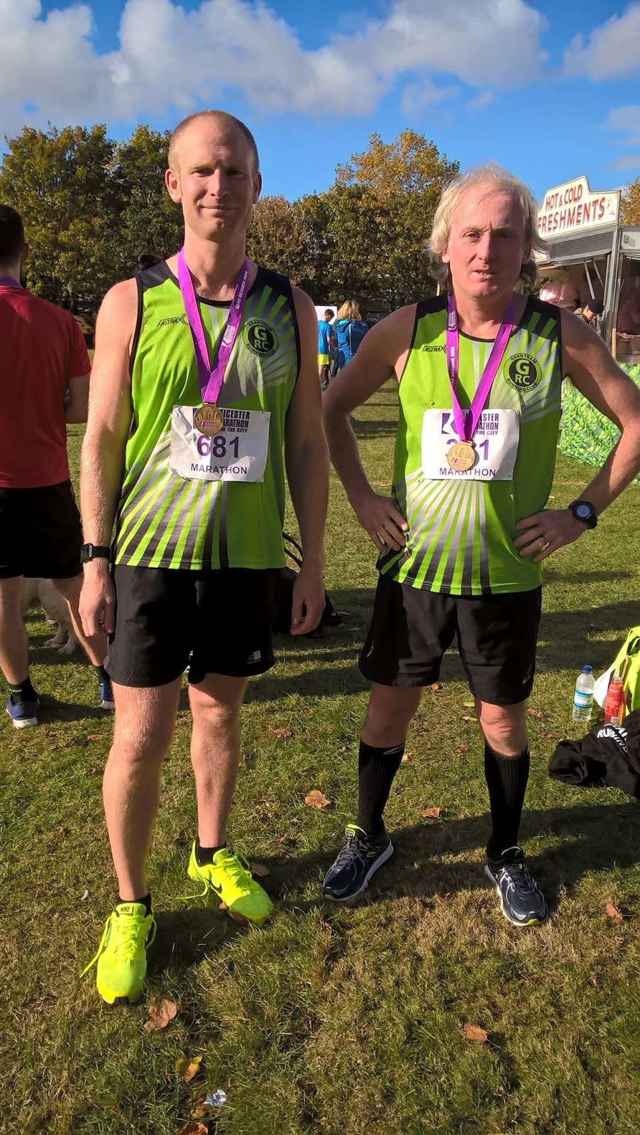 Grantham Running Club Leicester Marathon