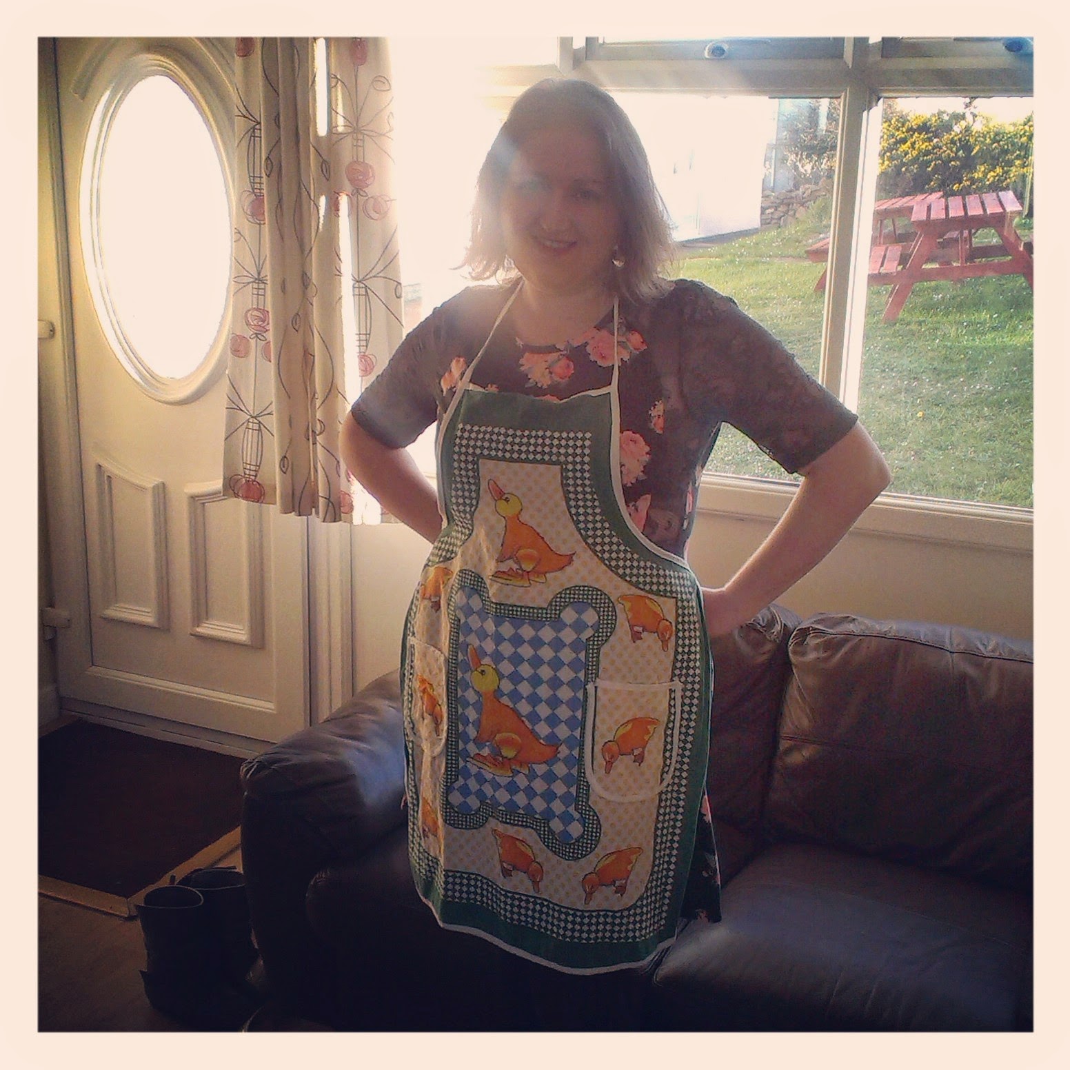 Easter kitchen apron