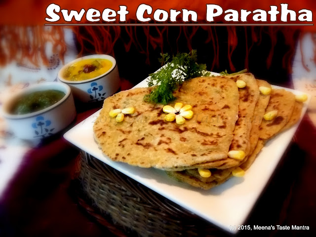 Sweet Corn Paratha