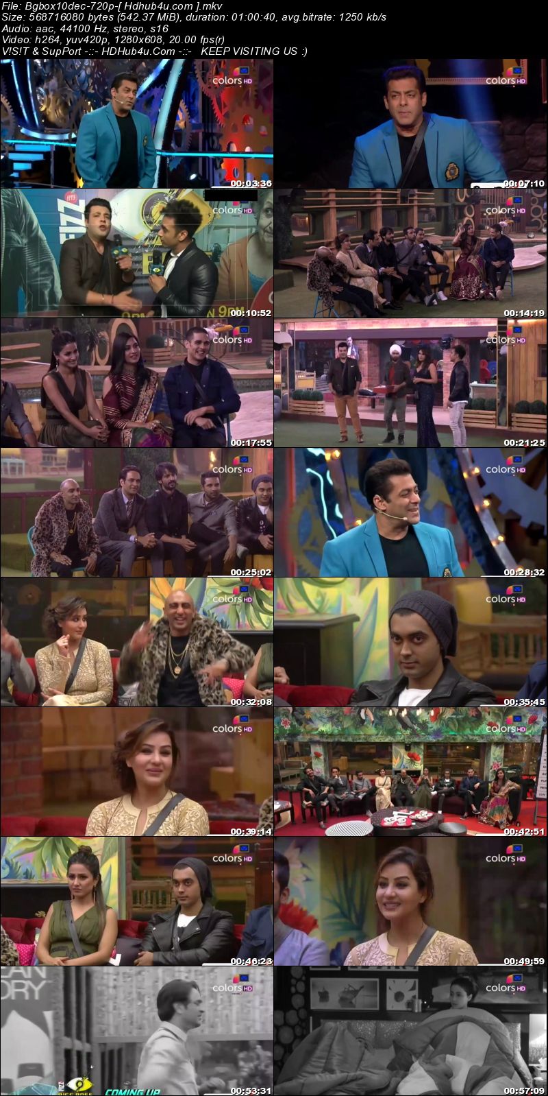 Bigg Boss S11E71 10th December 2017 HDTV 480p 250MB Download Bigg Boss S11E71 10th December 2017 HDTV 480p 250MB Download