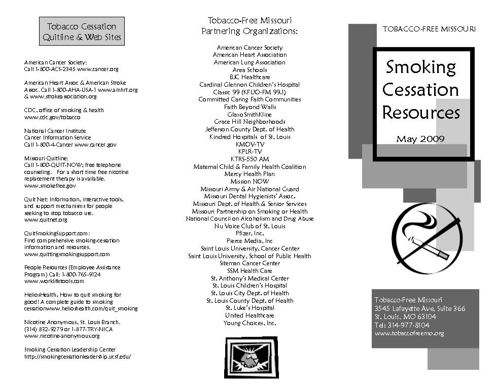 Brochure Samples Pics: Brochure Quit Smoking