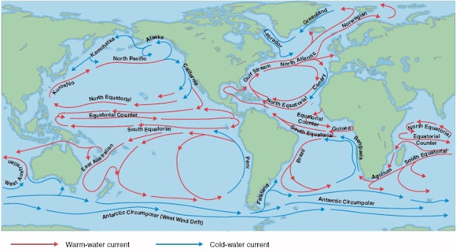 Ocean Currents: Types, Causes & Circulation Pattern of Ocean Currents of the World