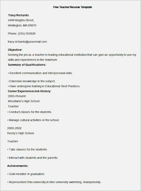 great teacher resume examples examples resume format job great teacher resumes