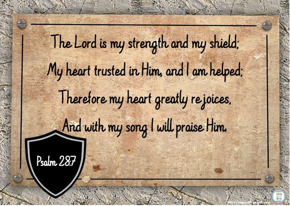 https://www.biblefunforkids.com/2020/09/the-Lord-is-my-strength-shield.html