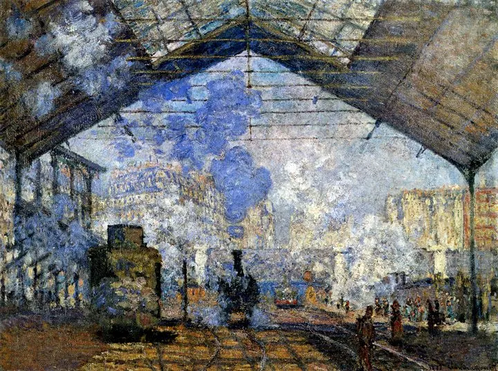 Claude Monet 1840-1926 | La Gare St Lazare, Parigi 1877