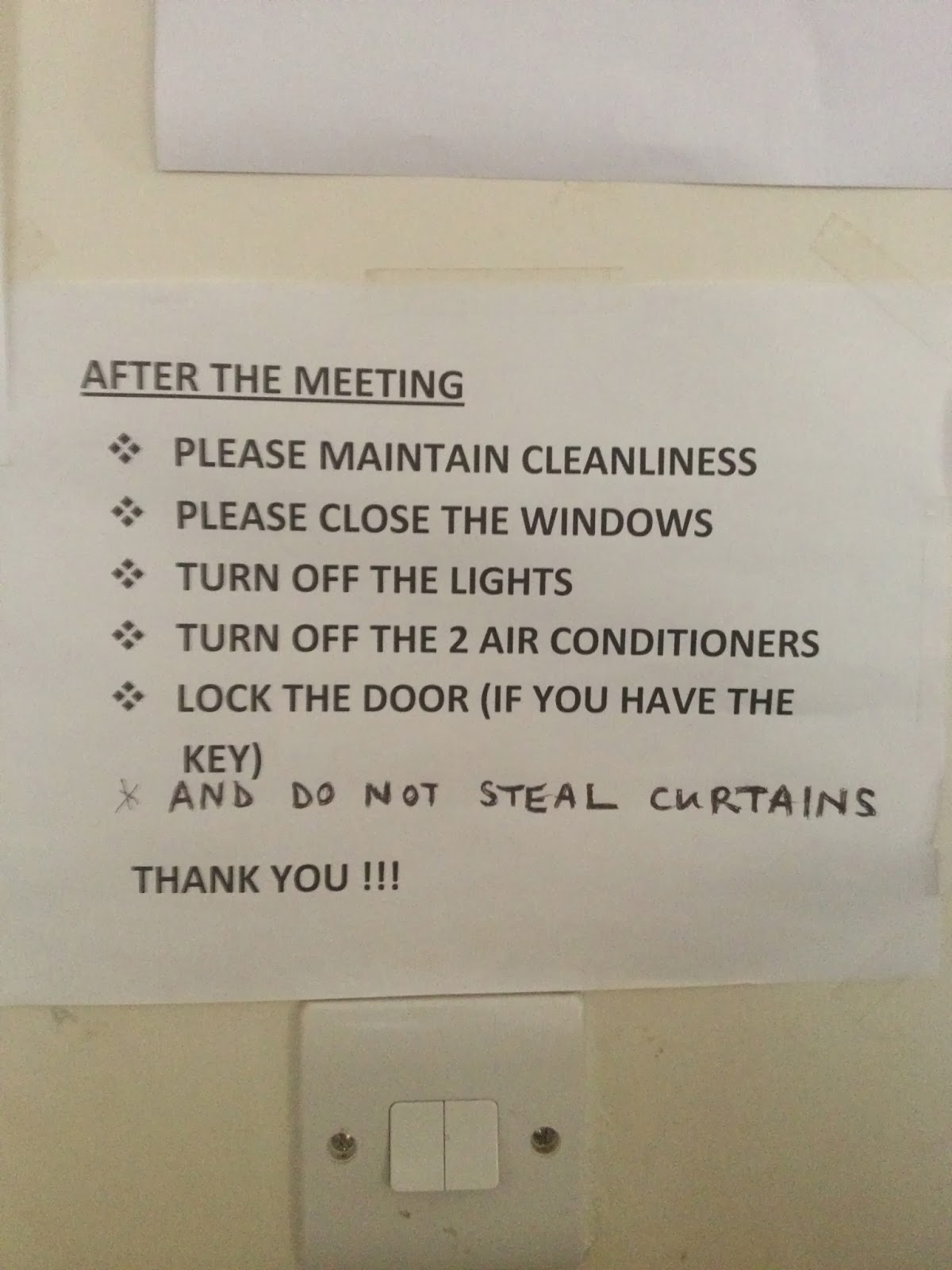 from this side of the gate Rules for use