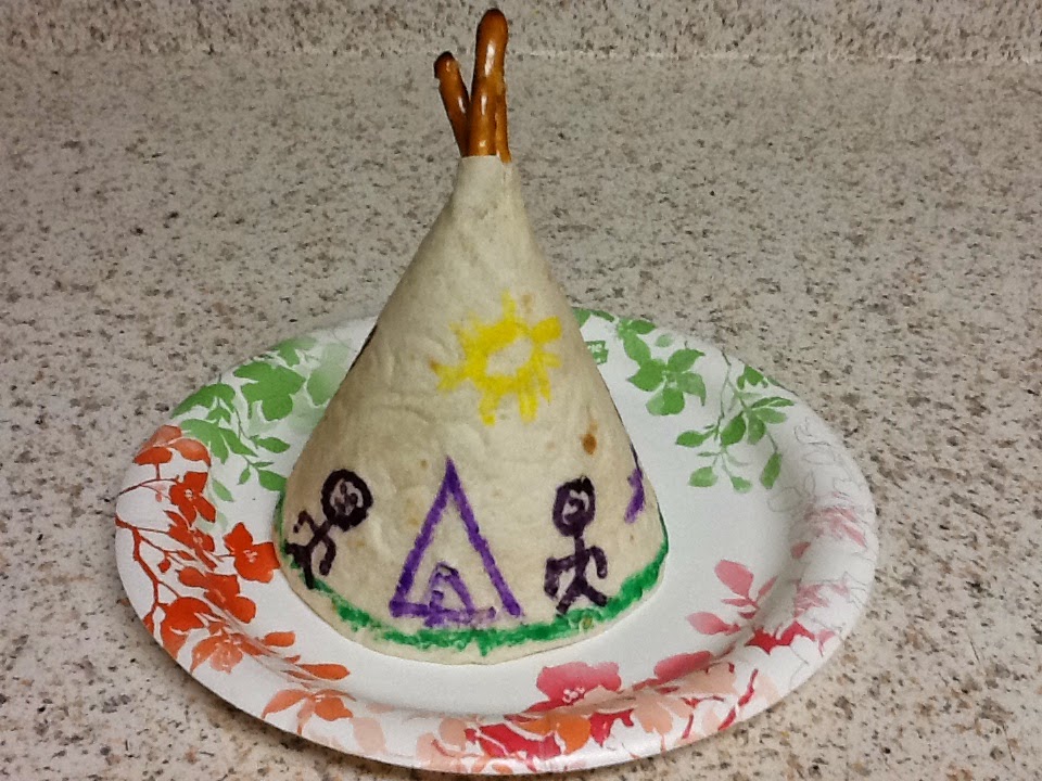 Mrs. Navarre’s Teaching Blog: Tortilla Teepee Art