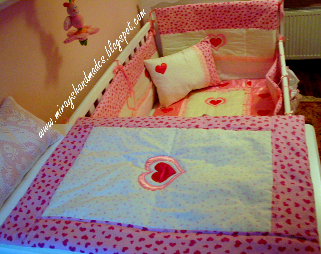 Mirayshandmades HOŞGELDİN CEREN BEBEK !!! ( YATAK TAKIMIMIZ )