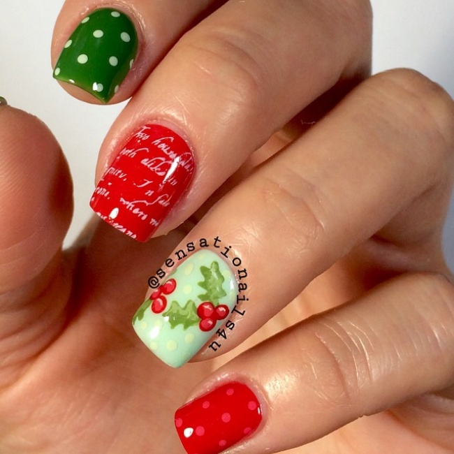 20 great ideas for winter manicure : Your BLog Name|