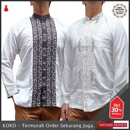 KKO66 OPS821 Baju Koko Premi Muslim Lengan Panjang Berkualitas BMGShop