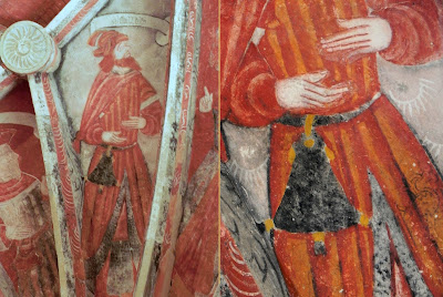 Fresco at the Church of Tauriac, France