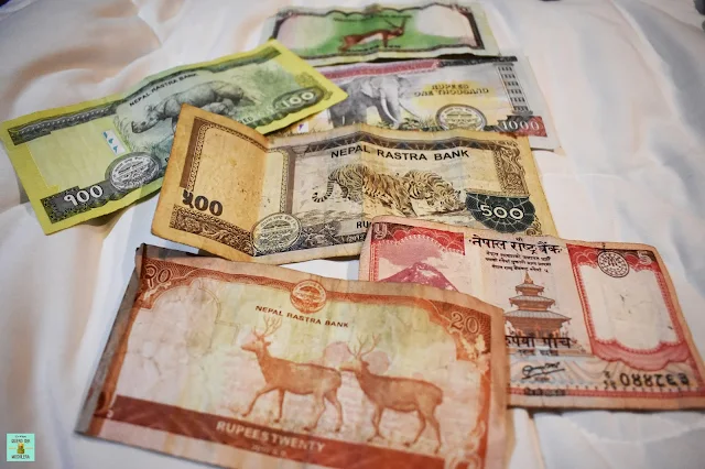 Cambio de dinero en Nepal