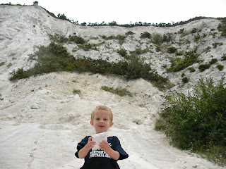 slippery slope at chalkpit road paulsgrove