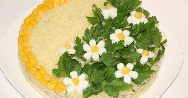 Салат из маринованных шампиньонов с курицей в 2019 году Салат из маринованных шампиньонов с курицей в 2019 году