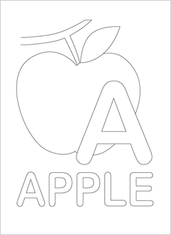 FREE COLORING PAGES: Coloring Pages Letter A