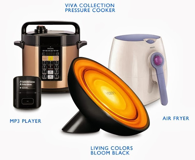 Philips, Philips Innovation That Matters, #meaningfulinnovation, prizes, Philips Viva Collection Airfryer, Philips Viva Collection ME Computerized Electric Pressure Cooker, Philips Living Colors Bloom Black, Philips RaGa MP3 Player, philips