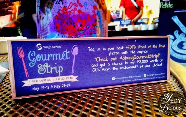 Contest at Shang Gourmet Strip at Shangri-La Plaza Mall