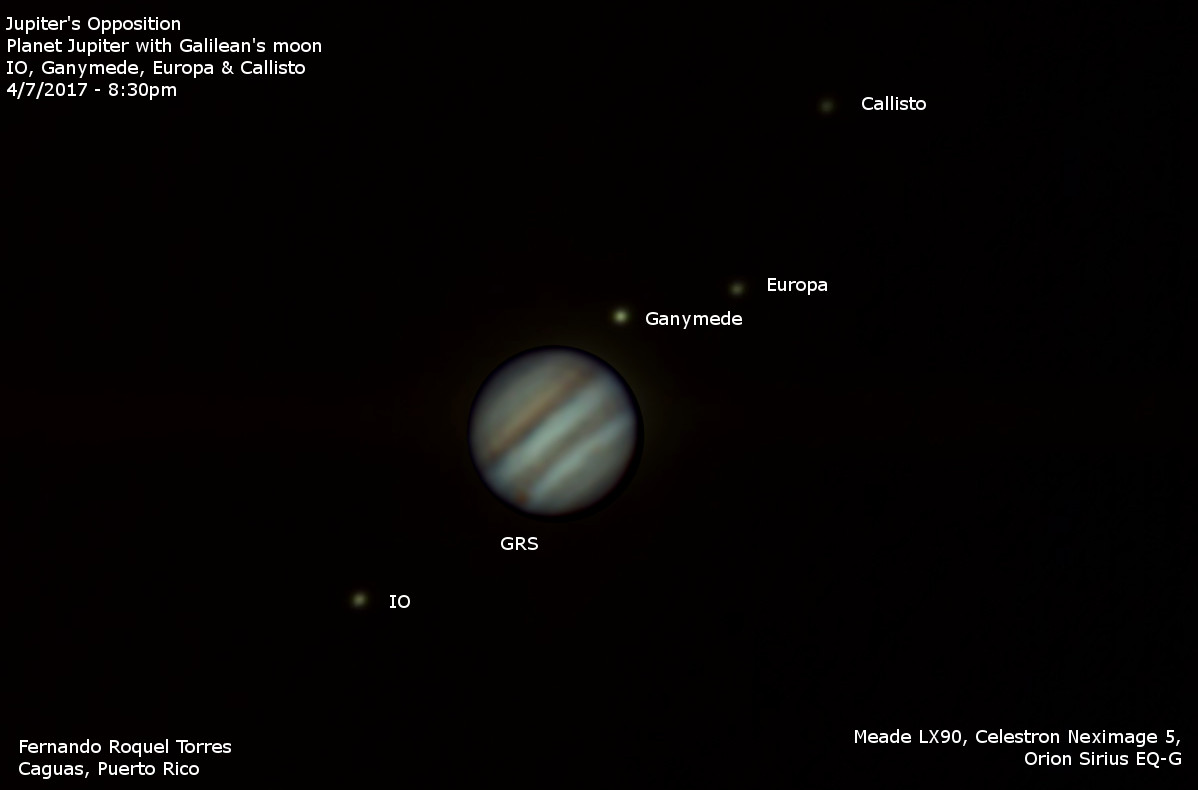 Astrofotografia y Ciencia Captura de la Oposicion de Jupiter Capture