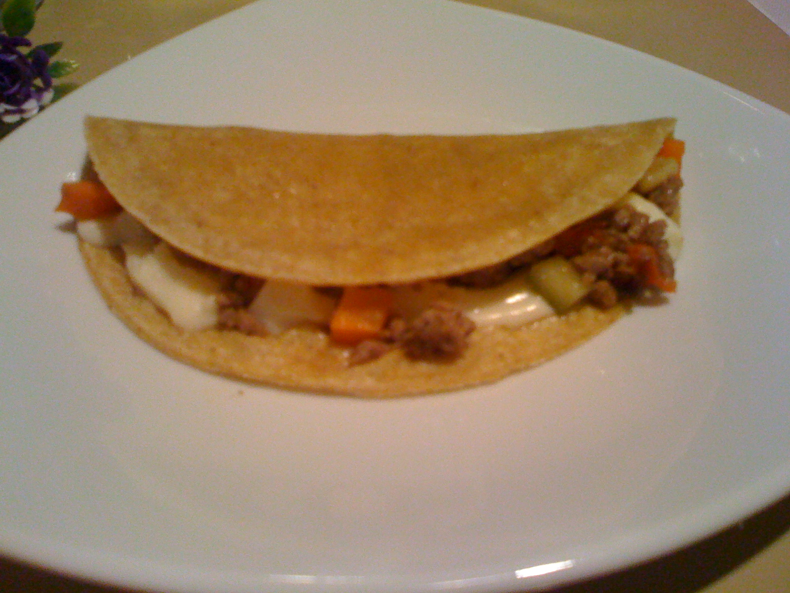 Recetas de Cocina Quesadillas de picadillo y queso Oaxaca