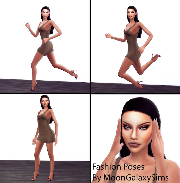 The Sims 4 High Fashion Pose Pack 
