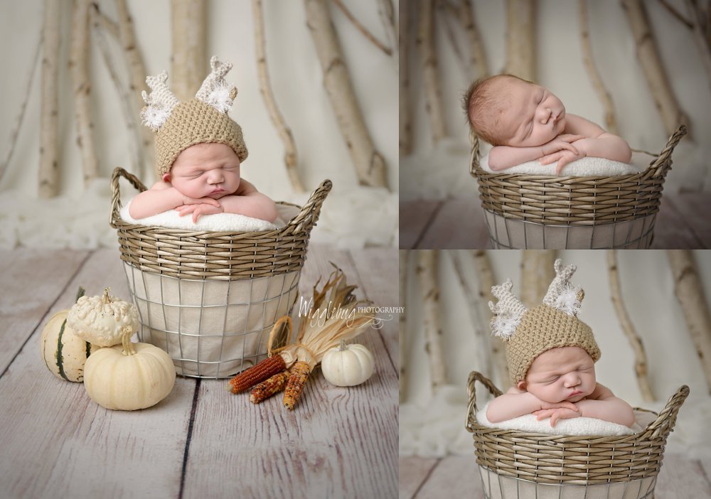 DeKalb Sycamore, IL top newborn photography studio | Newborn baby boy