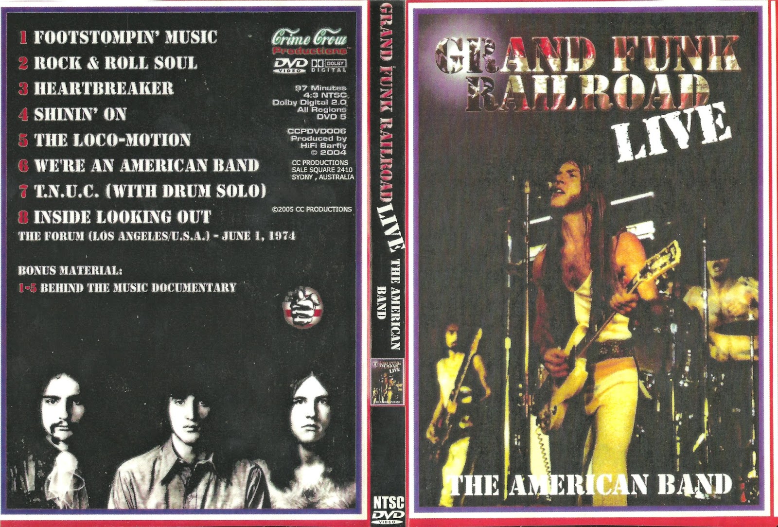 Grand Funk Railroad Concert Setlists setlistfm