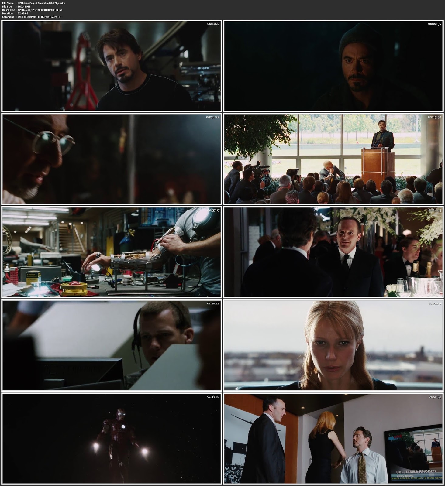 Iron Man 2008 Hindi Dual Audio 720p BRRip Esubs 850MB Download Iron Man 2008 Hindi Dual Audio 720p BRRip Esubs 850MB Download