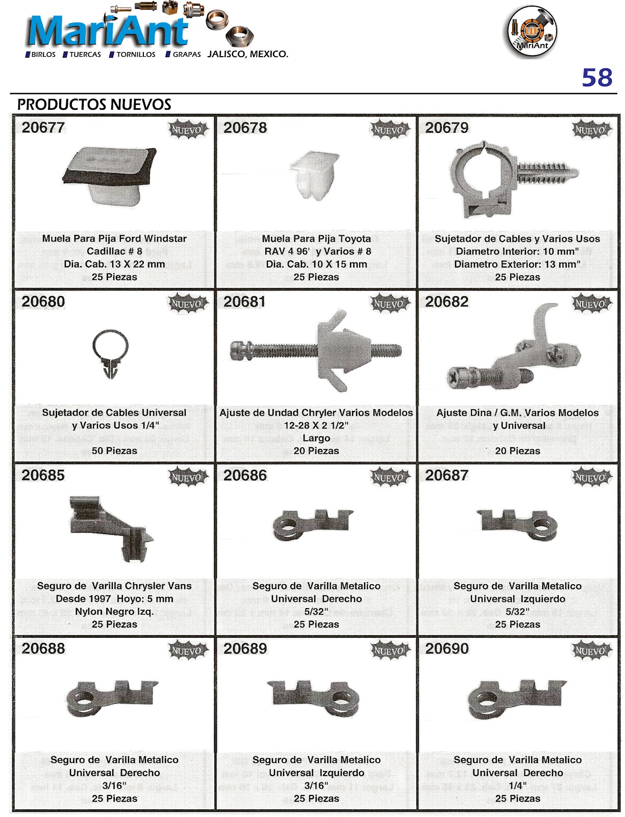MariAnt tuercas birlos y tornillos