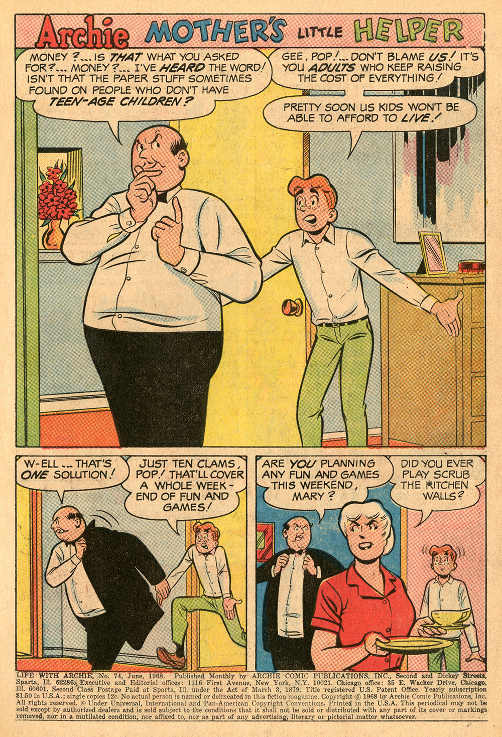 Read online Life With Archie (1958) comic -  Issue #74 - 3