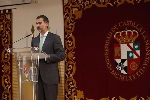 King Felipe VI and Queen Letizia inaugurated the University of Castilla-La Mancha (UCLM). 