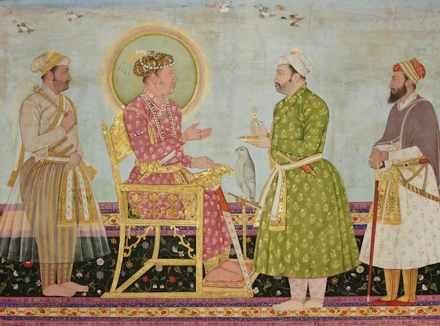 Jahangir offers jewels to Asaf Khan