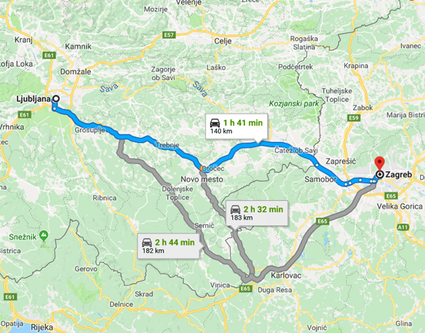 Mulan ~ Peace, Love & Harmony...: DAY 6 (Part 1) - Ljubljana, Slovenia to Zagreb, Croatia