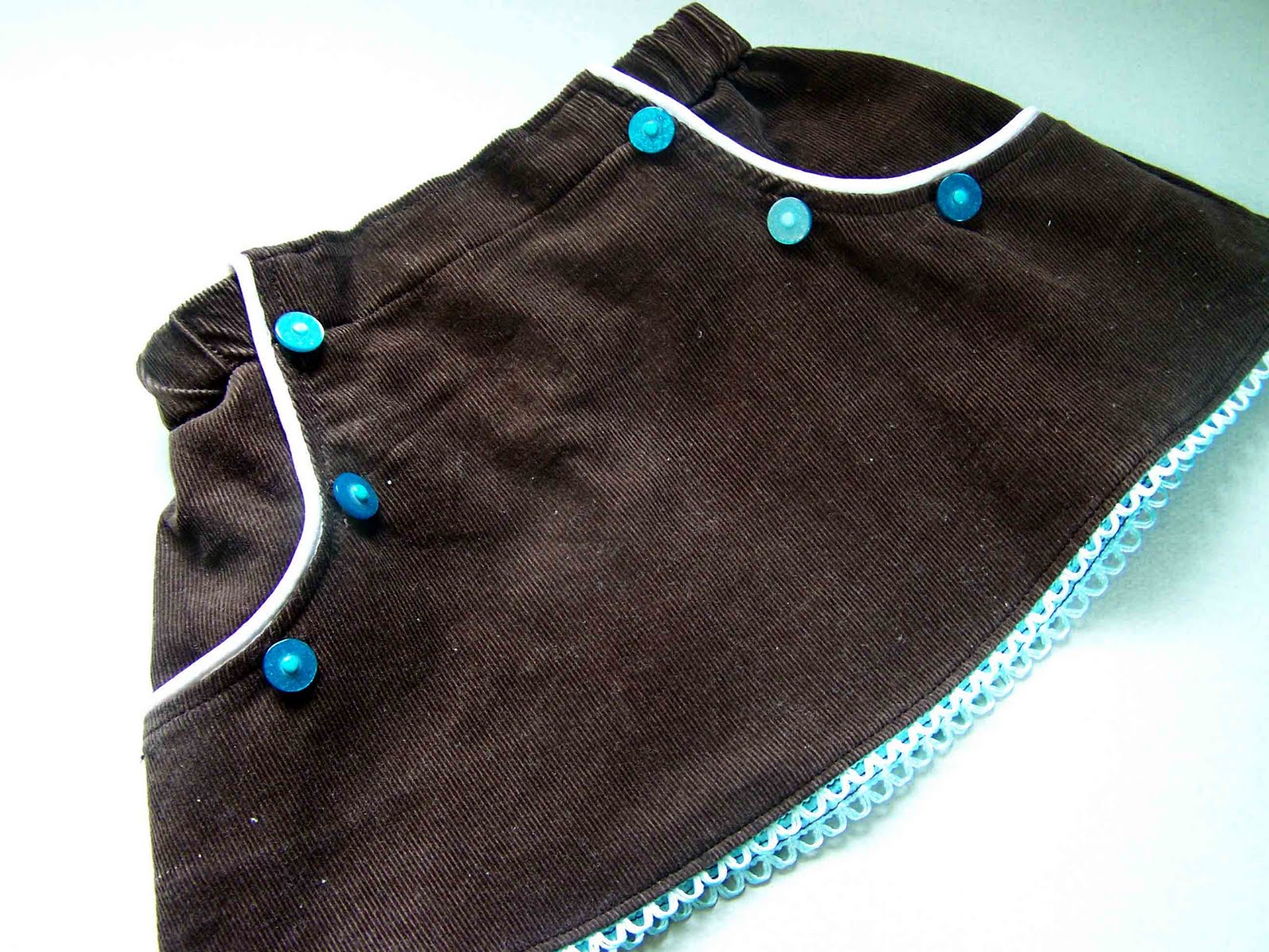 Made by Me Shared with you : The Piped Pocket Infant Skirt Pattern and