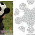 Patrón / Pattern: Gorro pelota de fútbol / Crocheted football cap
