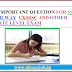50 IMPORTANT QUESTION FOR SSC RAILWAY UKSSSC AND OTHER STATE LEVEL EXAM