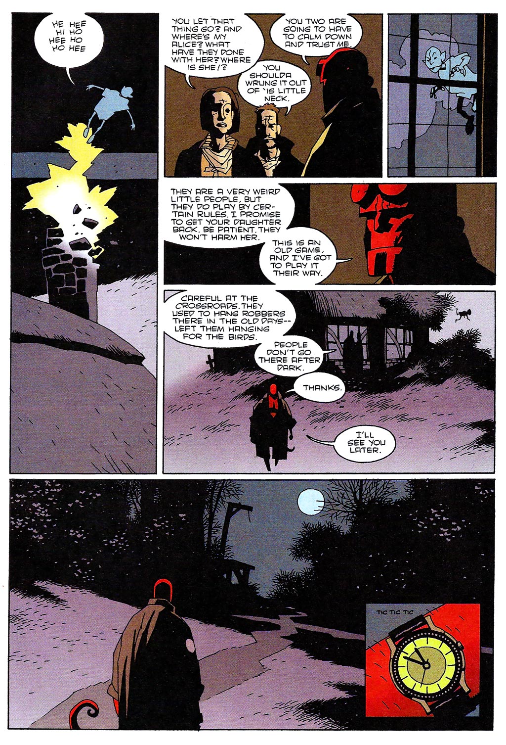 Read online Hellboy: The Corpse and the Iron Shoes comic -  Issue # Full - 7