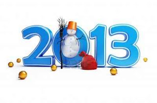 2013 con una bola de nieve en el cero